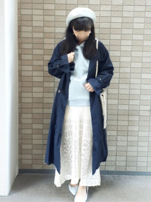 Mysa&Liina(ミーサリーナ)の「バックプリーツトレンチコート Mysa&Liina(ミーサリーナ)の「バックプリーツトレンチコート