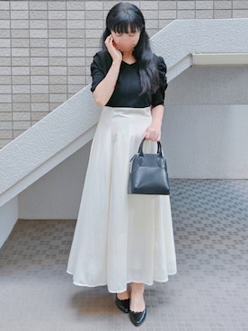「Honeys（ハニーズ）のアイテム」を使った、こうめさん（レディース・155cm）の夏コーディネート