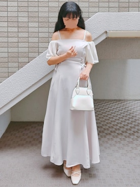 「junoah（ジュノア）のアイテム」を使った、こうめさん（レディース・155cm）の秋コーディネート