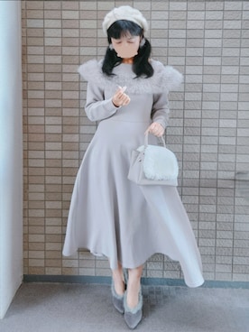 「アイテム（その他）」を使った、こうめさん（レディース・155cm）の冬コーディネート