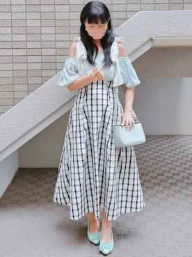 「NOELA（ノエラ）のアイテム」を使った、こうめさん（レディース・155cm）の夏コーディネート