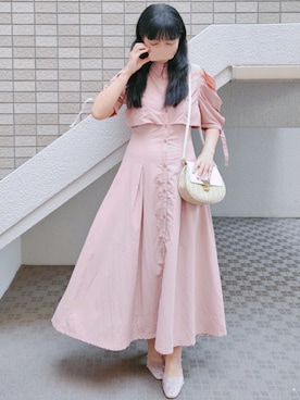 「アイテム（イヤリング）」を使った、こうめさん（レディース・155cm）の夏コーディネート