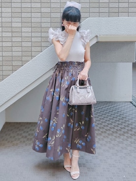 「coca（coca）（コカ）のアイテム」を使った、こうめさん（レディース・155cm）の夏コーディネート