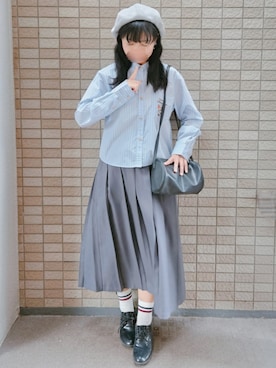 「WEGO（ウィゴー）のアイテム（シューズ）」を使った、こうめさん（レディース・155cm）の春コーディネート