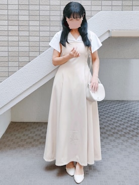 「Honeys（ハニーズ）のアイテム」を使った、こうめさん（レディース・155cm）の秋コーディネート