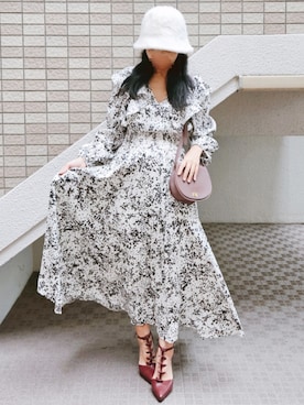 「GRL（グレイル）のアイテム（バッグ）」を使った、こうめさん（レディース・155cm）の春コーディネート