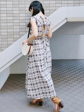 「アイテム（その他）」を使った、こうめさん（レディース・155cm）の夏コーディネート