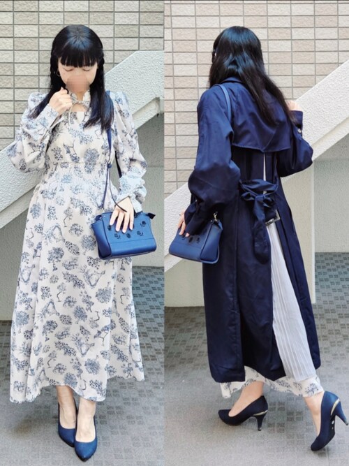 Mysa&Liina(ミーサリーナ)の「バックプリーツトレンチコート Mysa&Liina(ミーサリーナ)の「バックプリーツトレンチコート