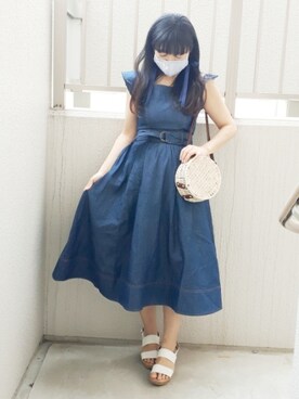 「サークルバッグ」｜こうめさん（レディース・155cm）の秋コーディネート