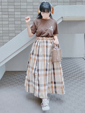 「coca（coca）（コカ）のアイテム」を使った、こうめさん（レディース・155cm）の秋コーディネート