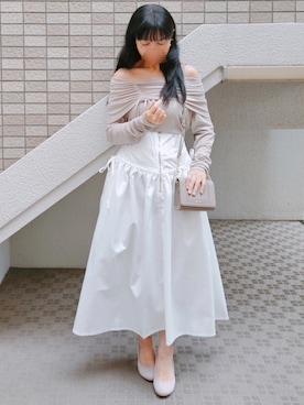 「classicalelf（クラシカルエルフ）のアイテム」を使った、こうめさん（レディース・155cm）の春コーディネート