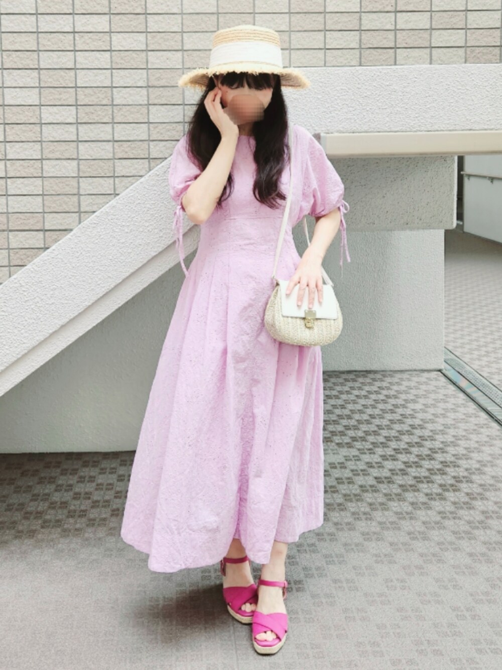 SNIDEL（スナイデル）の「【ONLINE限定】パンチングレースタック 