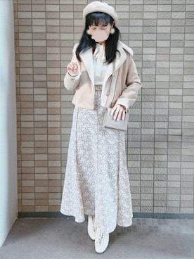 「dazzlin（ダズリン）のアイテム」を使った、こうめさん（レディース・155cm）の冬コーディネート