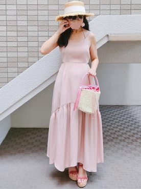 「NOELA（ノエラ）のアイテム」を使った、こうめさん（レディース・155cm）の夏コーディネート