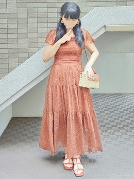 「アイテム（その他）」を使った、こうめさん（レディース・155cm）の秋コーディネート