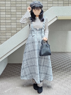 「アイテム（その他）」を使った、こうめさん（レディース・155cm）の秋コーディネート