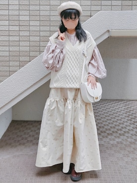 「アイテム（ドレスシューズ）」を使った、こうめさん（レディース・155cm）の秋コーディネート