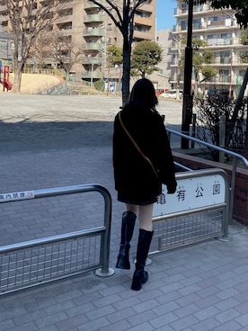 「韓国好きな人と繋がりたい」｜「アイテム（ジャケット/アウター）」を使った、노조미.さん（レディース・155cm）の冬コーディネート