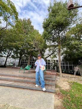 「ピクニックコーデ」｜Kiさん（レディース・150cm）の秋コーディネート