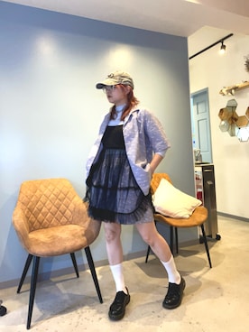 「LAKOLE（ラコレ）のアイテム」を使った、小林さん（レディース・156cm）の夏コーディネート