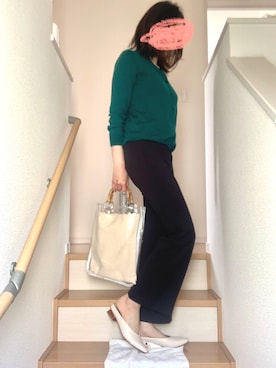 「fifth（フィフス）のアイテム（トートバッグ、ベージュ系）」を使った、kieporiN☆さん（レディース・158cm）の春コーディネート