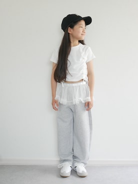 「UNIQLO（ユニクロ）のアイテム」を使った、skskさん（骨格ストレート・キッズ・125cm）の夏コーディネート