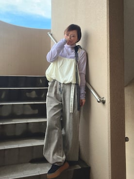 「Ungrid（アングリッド）のアイテム」を使った、akocoa♩¨̮·͜· ︎︎ ︎︎さん（レディース・153cm）の春コーディネート