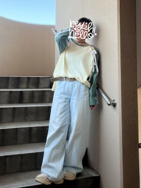 「Ch!iii BAG（チーバック）のアイテム」を使った、akocoa♩¨̮·͜· ︎︎ ︎︎さん（レディース・153cm）の春コーディネート