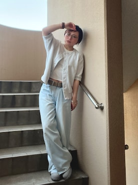 akocoa♩¨̮·͜· ︎︎ ︎︎さん(レディース・153cm)の春コーディネート