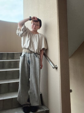 「CIAOPANIC TYPY（チャオパニックティピー）のアイテム」を使った、akocoa♩¨̮·͜· ︎︎ ︎︎さん（レディース・153cm）の夏コーディネート