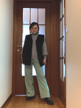 akocoa♩¨̮·͜· ︎︎ ︎︎さん（レディース・153cm）の冬コーディネート