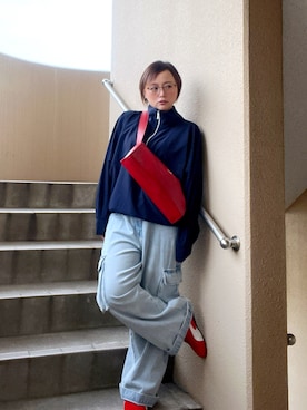 「アイテム（その他アウター）」を使った、akocoa♩¨̮·͜· ︎︎ ︎︎さん（レディース・153cm）の秋コーディネート