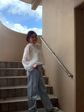 「ACC.（エーシーシー.）のアイテム」を使った、akocoa♩¨̮·͜· ︎︎ ︎︎さん（レディース・153cm）の夏コーディネート