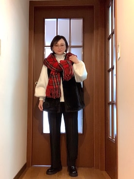 akocoa♩¨̮·͜· ︎︎ ︎︎さん(レディース・153cm)の冬コーディネート
