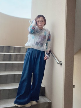 「アイテム（その他）」を使った、akocoa♩¨̮·͜· ︎︎ ︎︎さん（レディース・153cm）の夏コーディネート