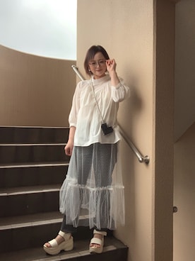 akocoa♩¨̮·͜· ︎︎ ︎︎さん(レディース・153cm)の夏コーディネート