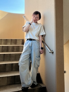 akocoa♩¨̮·͜· ︎︎ ︎︎さん（レディース・153cm）の夏コーディネート