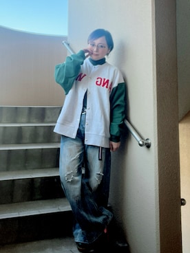 akocoa♩¨̮·͜· ︎︎ ︎︎さん(レディース・153cm)の春コーディネート