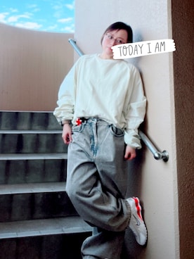 「アイテム（ヘアピン）」を使った、akocoa♩¨̮·͜· ︎︎ ︎︎さん（レディース・153cm）の冬コーディネート