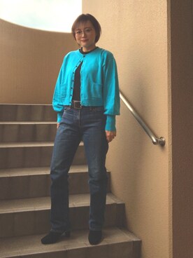 akocoa♩¨̮·͜· ︎︎ ︎︎さん（レディース・153cm）の冬コーディネート