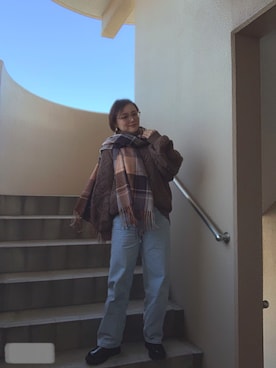 「LINE8（ラインエイト）のアイテム」を使った、akocoa♩¨̮·͜· ︎︎ ︎︎さん（レディース・153cm）の冬コーディネート