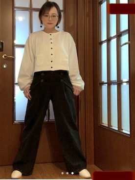 akocoa♩¨̮·͜· ︎︎ ︎︎さん(レディース・153cm)の秋コーディネート