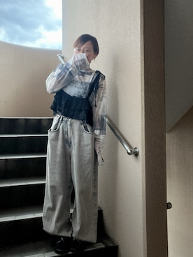akocoa♩¨̮·͜· ︎︎ ︎︎さん（レディース・153cm）の夏コーディネート