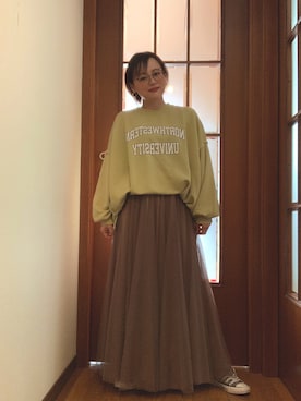 akocoa♩¨̮·͜· ︎︎ ︎︎さん（レディース・153cm）の秋コーディネート