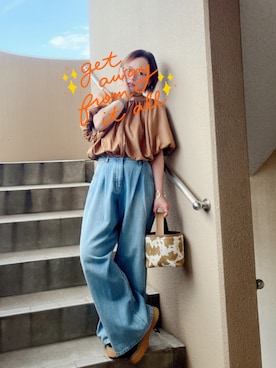 「アイテム（チョーカー）」を使った、akocoa♩¨̮·͜· ︎︎ ︎︎さん（レディース・153cm）の秋コーディネート