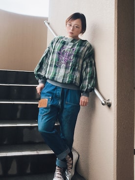 akocoa♩¨̮·͜· ︎︎ ︎︎さん（レディース・153cm）の春コーディネート