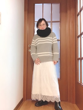 akocoa♩¨̮·͜· ︎︎ ︎︎さん（レディース・153cm）の冬コーディネート