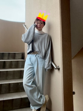 「SANSeLF（サンセルフ）のアイテム」を使った、akocoa♩¨̮·͜· ︎︎ ︎︎さん（レディース・153cm）の春コーディネート