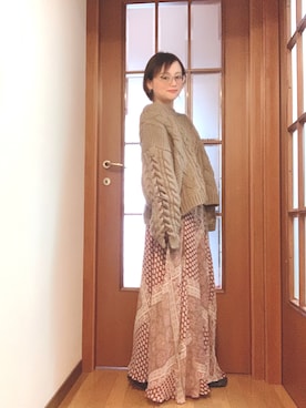 akocoa♩¨̮·͜· ︎︎ ︎︎さん（レディース・153cm）の冬コーディネート