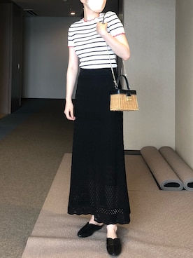 u_tanさん（レディース・169cm）の夏コーディネート